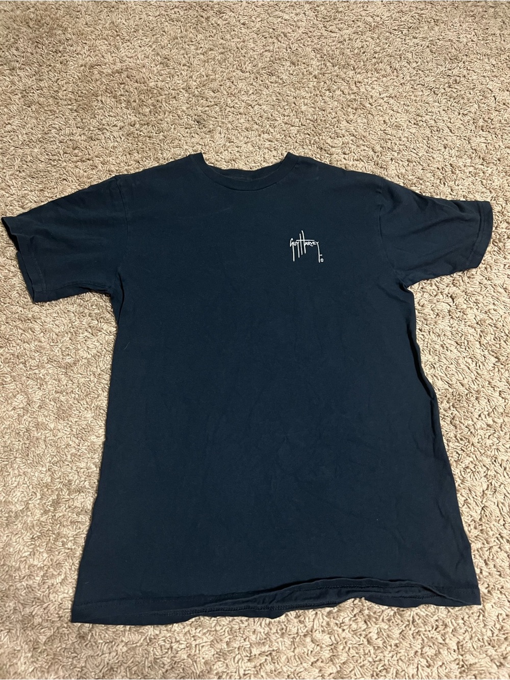 Guy Harvey Navy Blue Short-Sleeve Graphic Tee